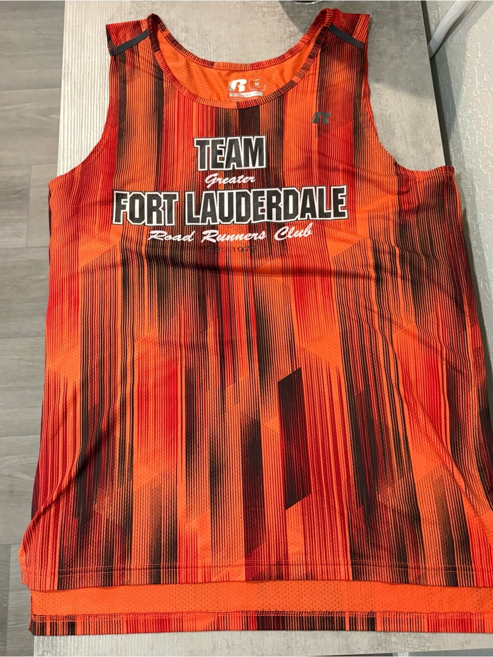 Rare Fort Lauderdale Racing Singlet dryfit Running Tank Top